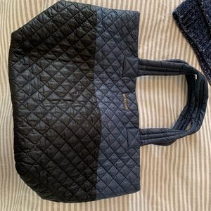 MZ Wallace metro tote - black and navy block